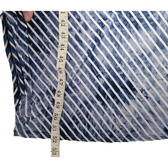 Soft Surroundings Blue and White Striped Maxi Dress - Picture 11 of 12